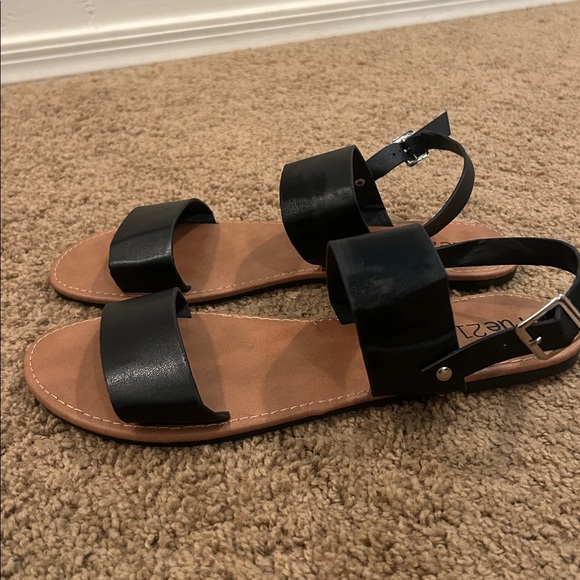 New! Rue21 Black Strappy Sandals - Picture 3 of 5